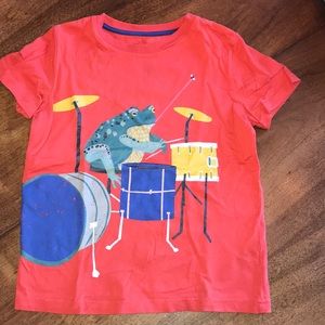 Mini Boden Printed Frog Tee